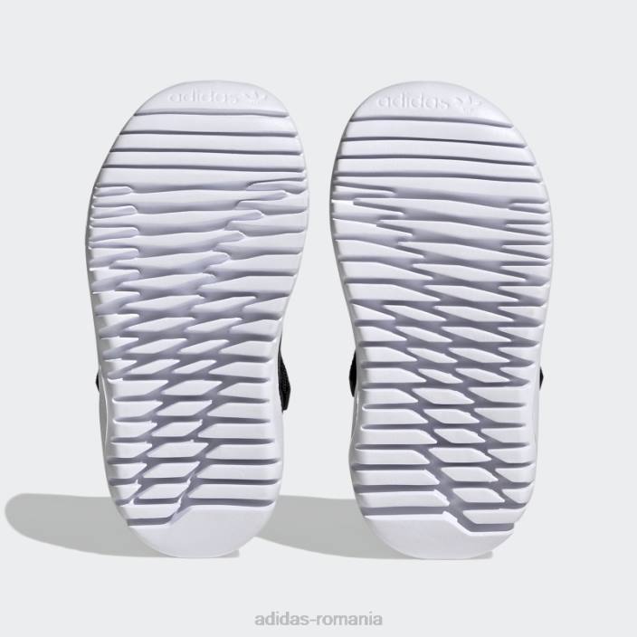 Adidas pantofi originali flex 2.0 negri copii alb negru 2JBN17941