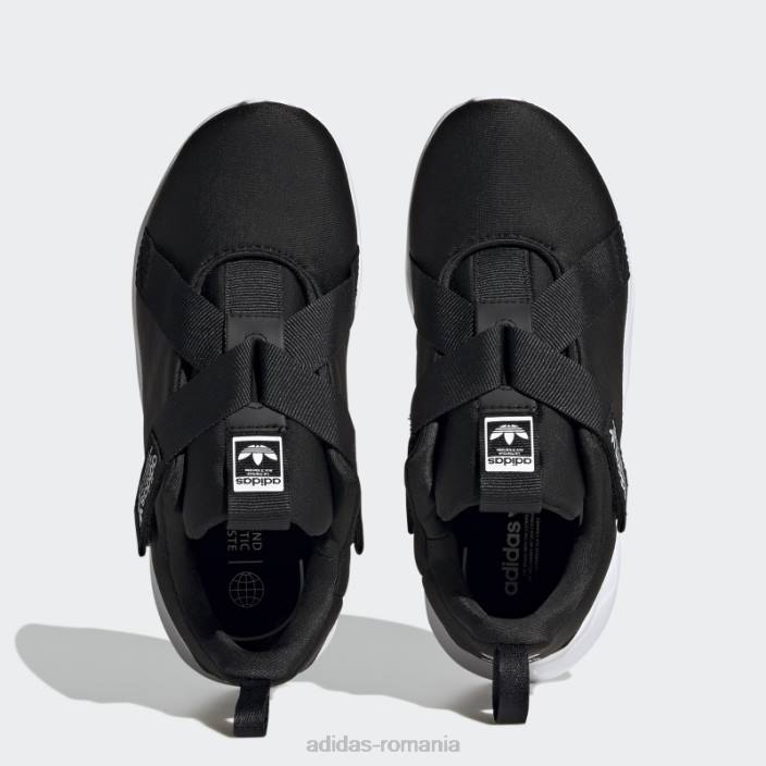 Adidas pantofi originali flex 2.0 negru adidas copii alb negru 2JBN18054