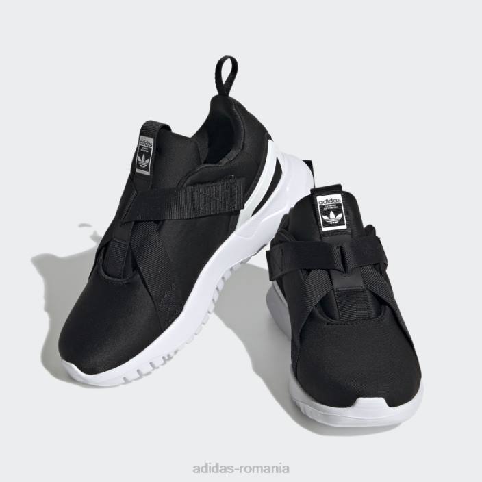 Adidas pantofi originali flex 2.0 negru adidas copii alb negru 2JBN18054