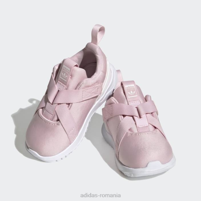 Adidas pantofi originali flex 2.0 roz copii roz/alb 2JBN17942