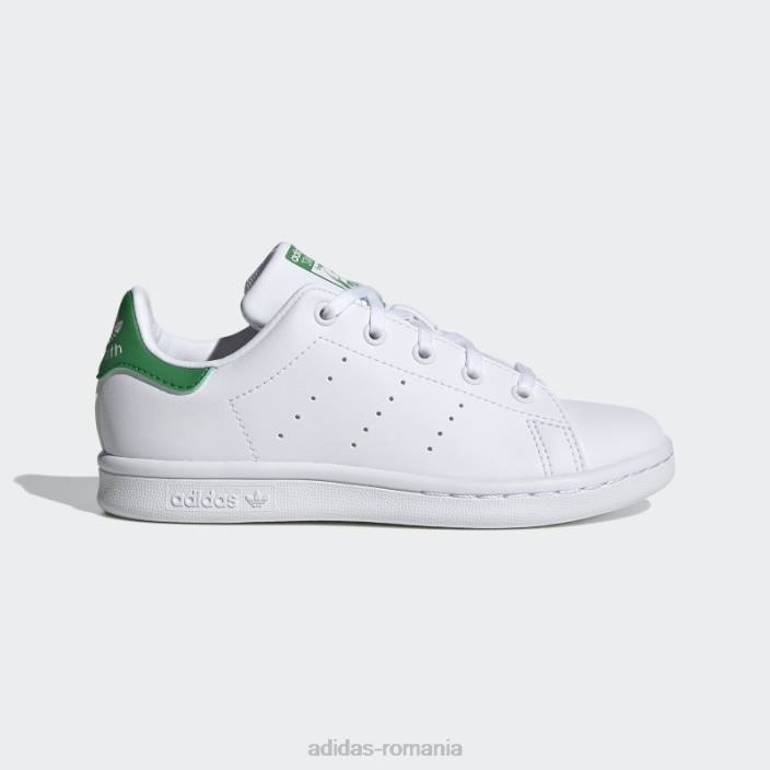 Adidas pantofi originali stan smith verzi copii alb/verde 2JBN11051