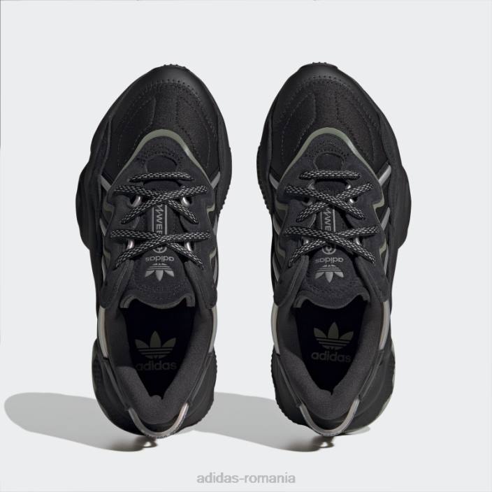 Adidas pantofi ozweego argintiu elegant copii negru argintiu 2JBN17887