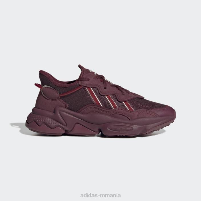 Adidas pantofi ozweego crimson copii purpuriu/alb/roșu victorie 2JBN18073