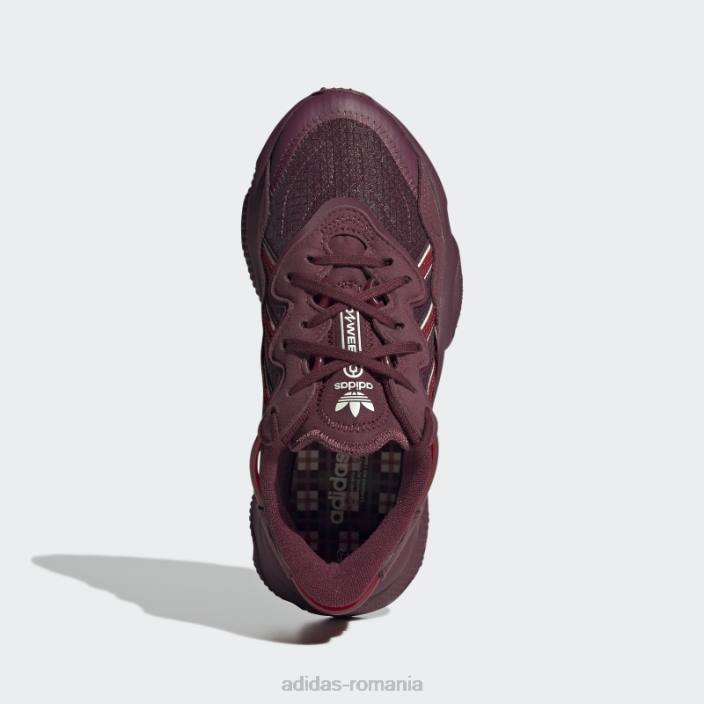 Adidas pantofi ozweego crimson copii purpuriu/alb/roșu victorie 2JBN18073
