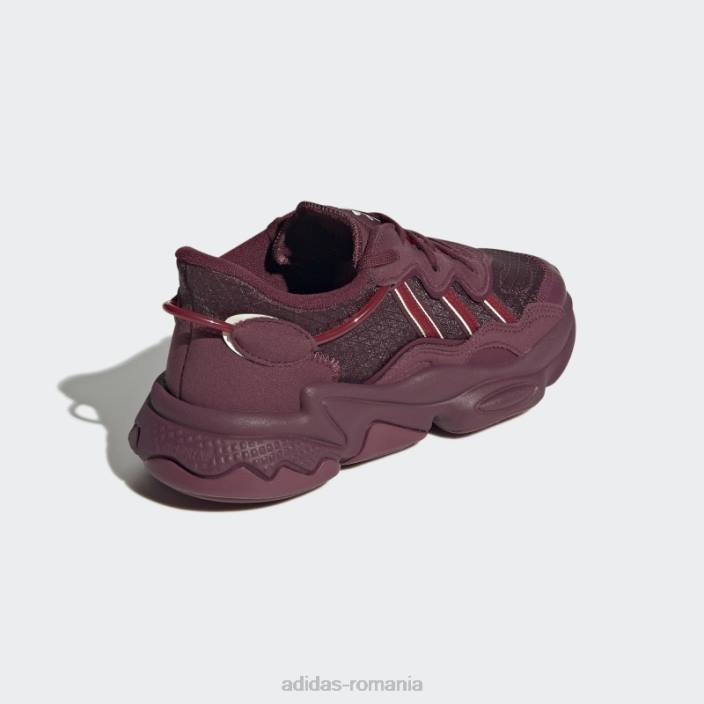 Adidas pantofi ozweego crimson copii purpuriu/alb/roșu victorie 2JBN18073