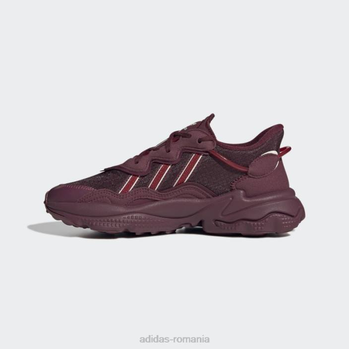 Adidas pantofi ozweego crimson copii purpuriu/alb/roșu victorie 2JBN18073