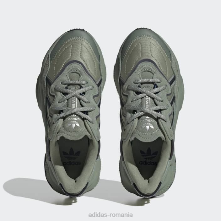 Adidas pantofi ozweego verde argintiu copii verde argintiu/negru albastru 2JBN17947