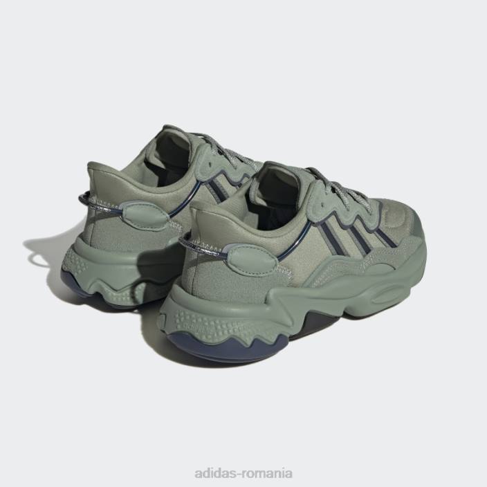 Adidas pantofi ozweego verde argintiu copii verde argintiu/negru albastru 2JBN17947