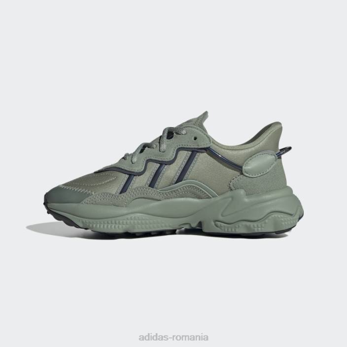 Adidas pantofi ozweego verde argintiu copii verde argintiu/negru albastru 2JBN17947