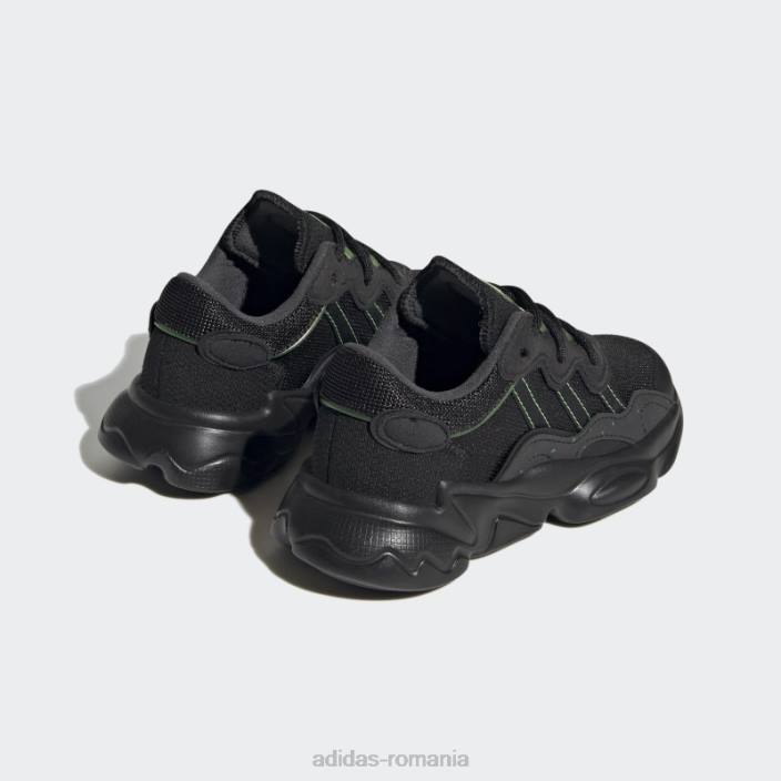 Adidas pantofi ozweego verde elegant copii negru/verde 2JBN18227