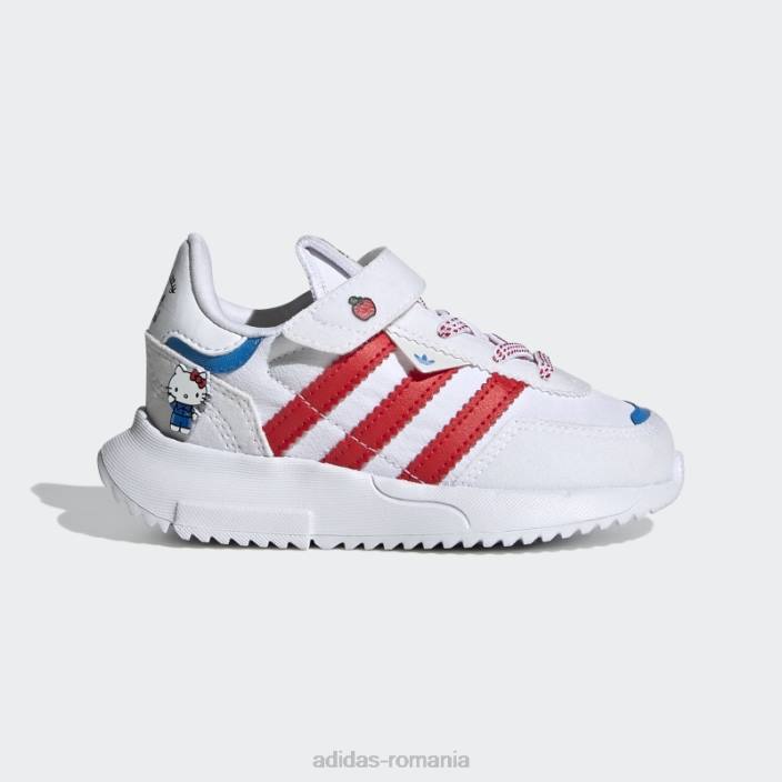 Adidas pantofi retropy f2 roșii copii alb/rosu/negru 2JBN11532