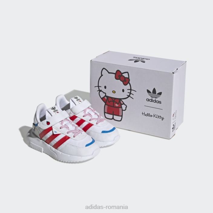 Adidas pantofi retropy f2 roșii copii alb/rosu/negru 2JBN11532