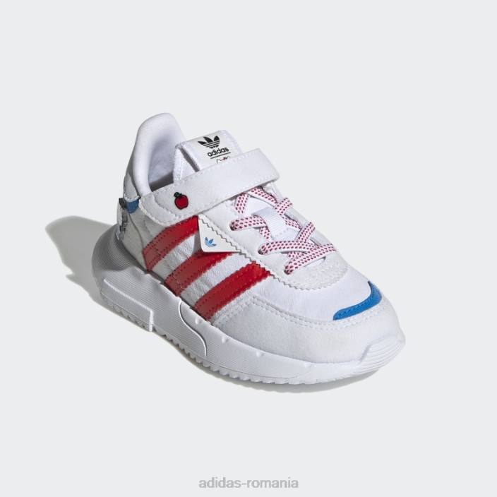 Adidas pantofi retropy f2 roșii copii alb/rosu/negru 2JBN11532
