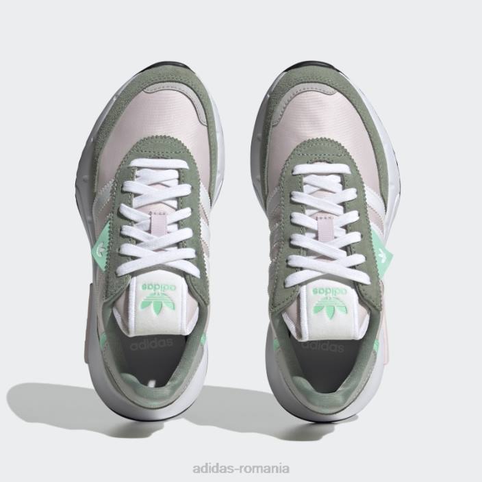 Adidas pantofi retropy f2 roz copii roz/alb/verde argintiu 2JBN17857