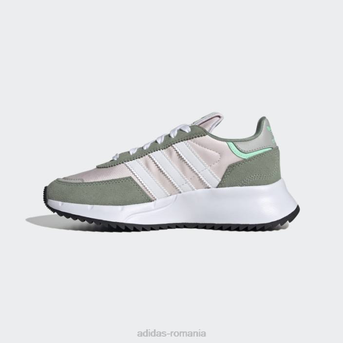 Adidas pantofi retropy f2 roz copii roz/alb/verde argintiu 2JBN17857