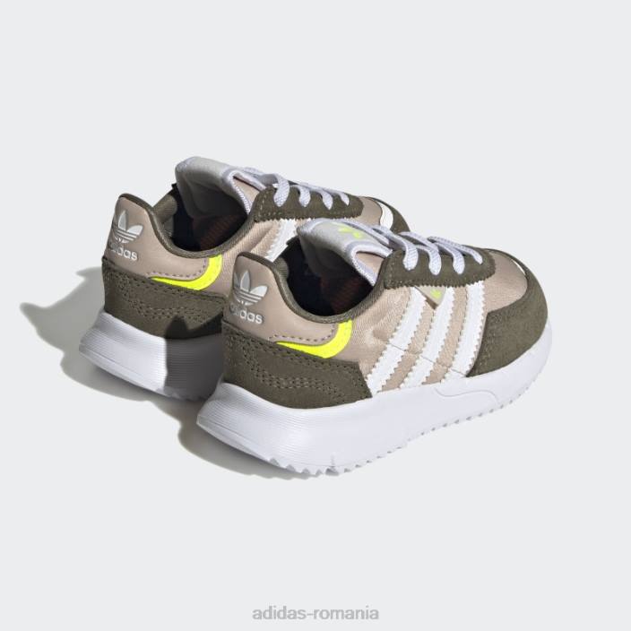 Adidas pantofi retropy f2 taupe copii taupe/alb/măsliniu 2JBN17911