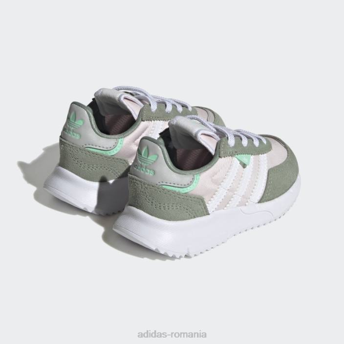 Adidas pantofi retropy f2 verde argintiu copii roz/alb/verde argintiu 2JBN17945