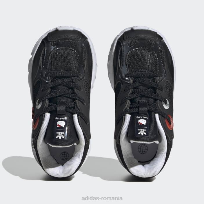 Adidas pantofi roșii astir copii negru/alb/rosu 2JBN17997