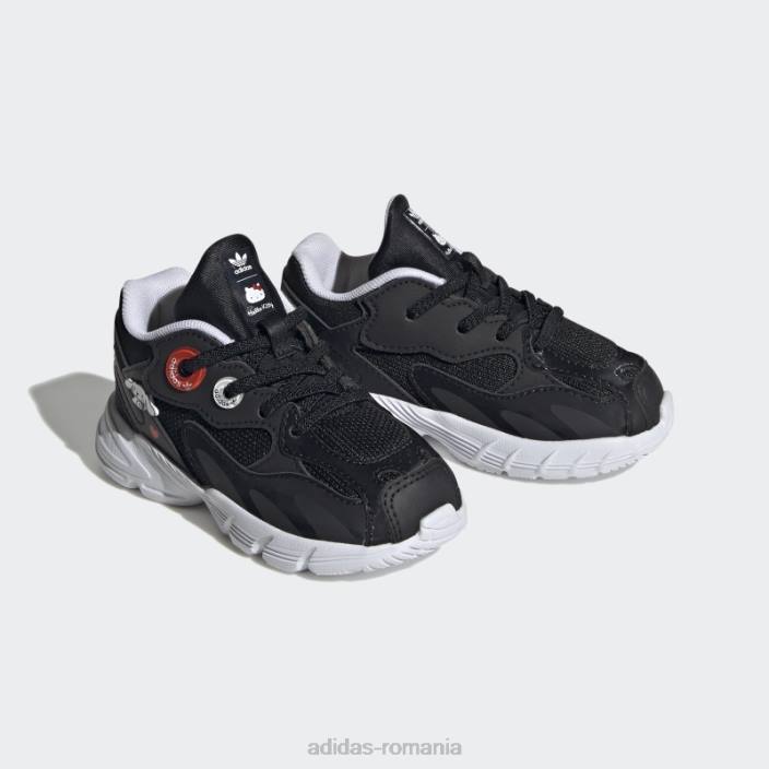 Adidas pantofi roșii astir copii negru/alb/rosu 2JBN17997