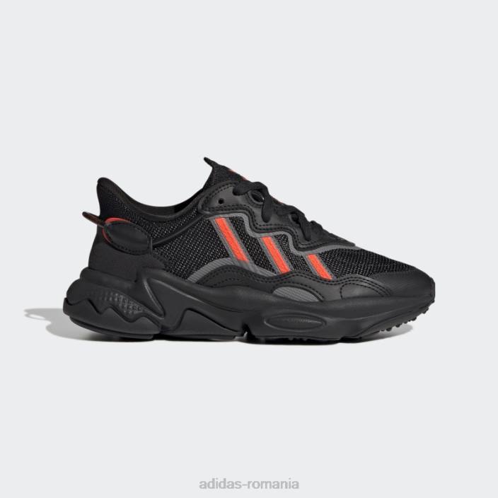 Adidas pantofi roșii ozweego stilați copii negru/rosu/gri 2JBN18262