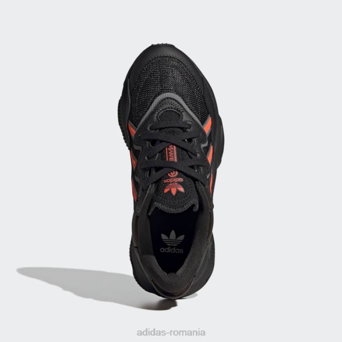 Adidas pantofi roșii ozweego stilați copii negru/rosu/gri 2JBN18262