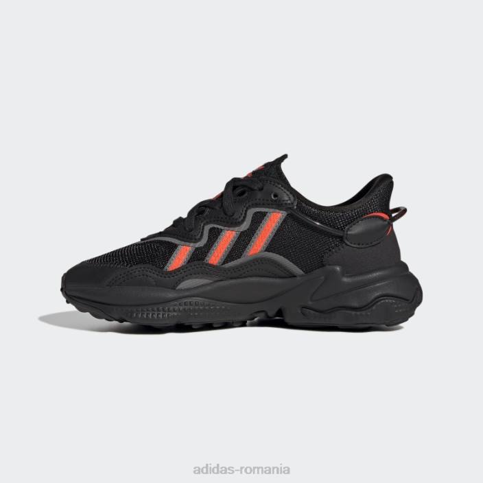 Adidas pantofi roșii ozweego stilați copii negru/rosu/gri 2JBN18262