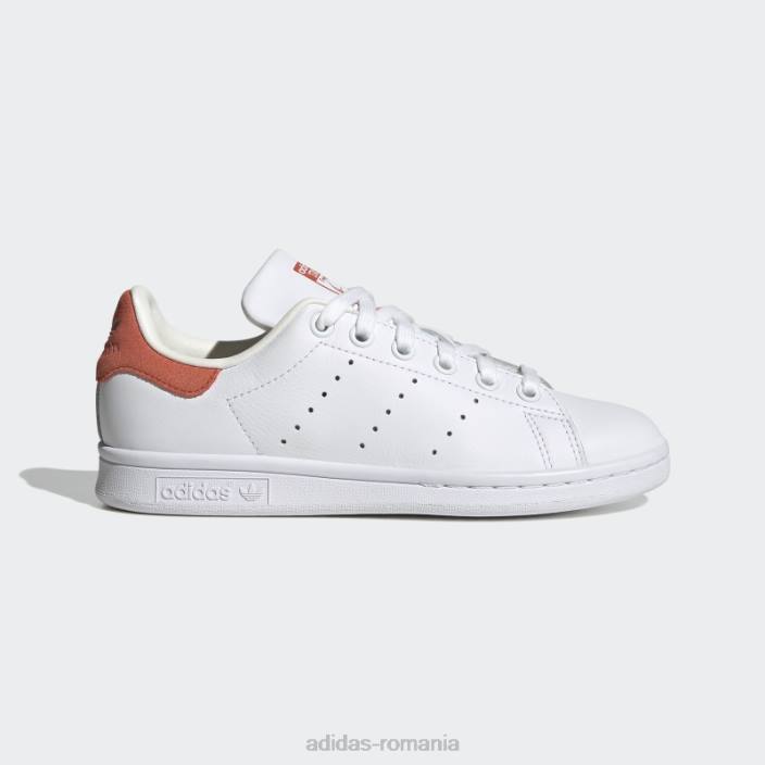Adidas pantofi stan red smith copii alb roșu 2JBN17984
