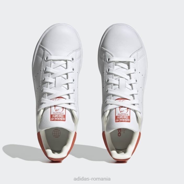 Adidas pantofi stan red smith copii alb roșu 2JBN17984