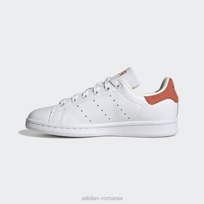 Adidas pantofi stan red smith copii alb roșu 2JBN17984