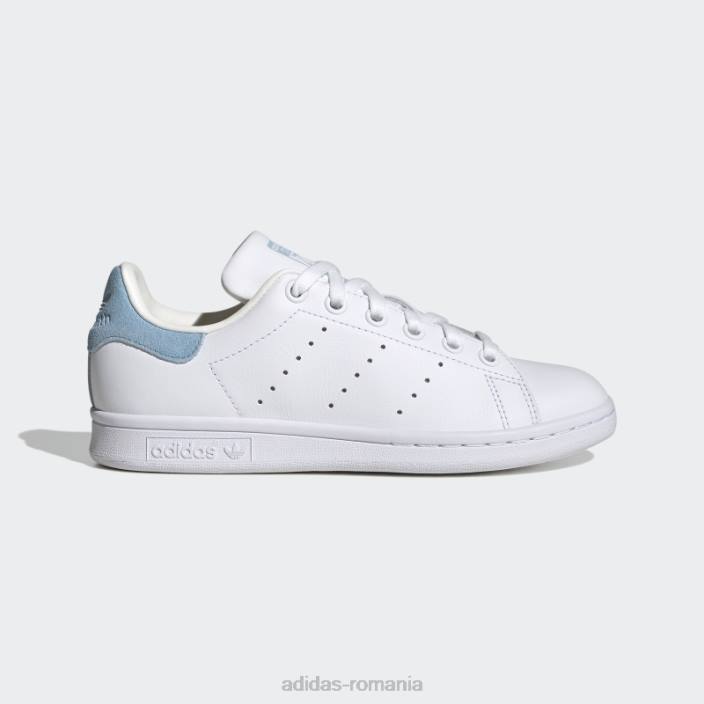 Adidas pantofi stan smith albastri moda copii alb/albastru 2JBN11190