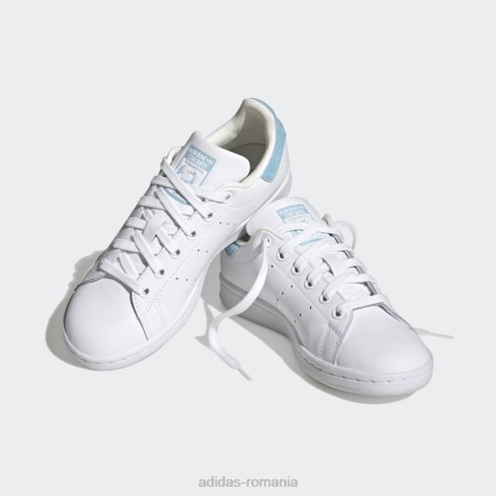 Adidas pantofi stan smith albastri moda copii alb/albastru 2JBN11190
