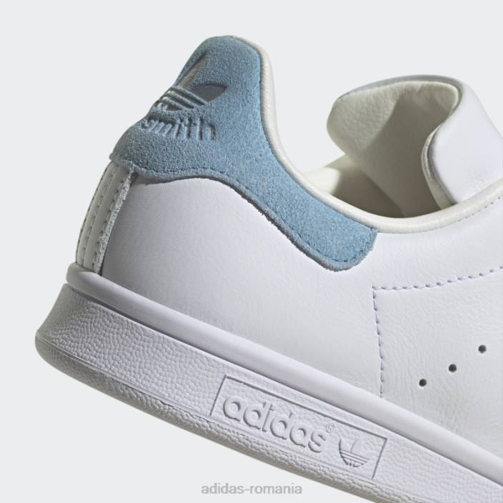 Adidas pantofi stan smith albastri moda copii alb/albastru 2JBN11190