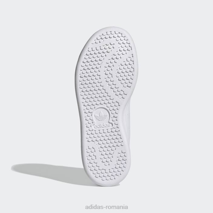Adidas pantofi stan smith argintii copii alb/argintiu 2JBN17900