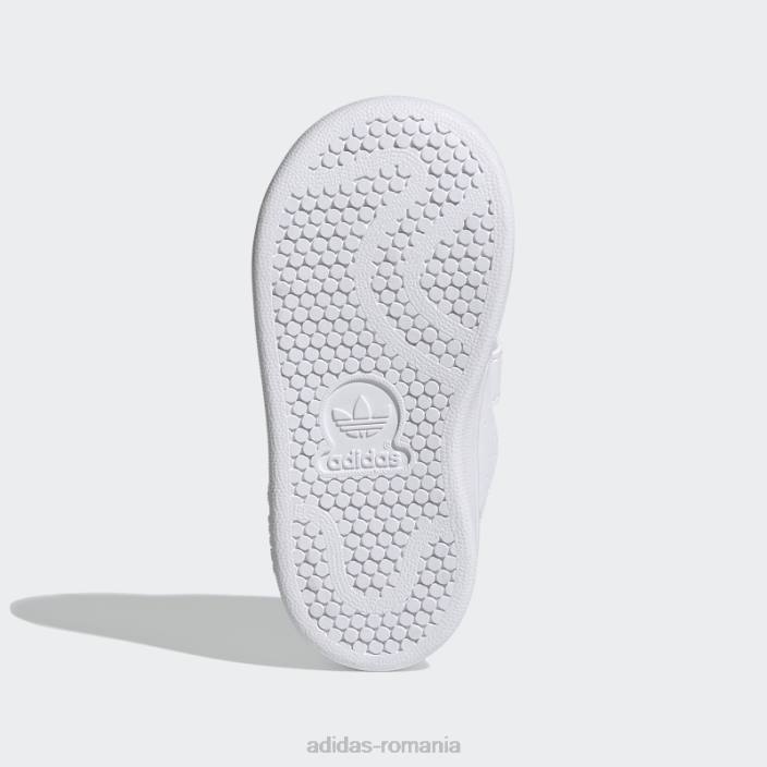 Adidas pantofi stan smith argintii fierbinți copii alb/argintiu 2JBN3493