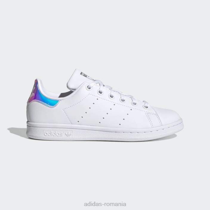 Adidas pantofi stan smith argintiu fierbinte copii alb/argintiu 2JBN11423