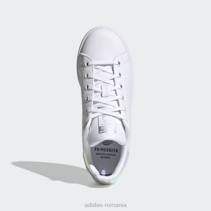 Adidas pantofi stan smith argintiu fierbinte copii alb/argintiu 2JBN11423