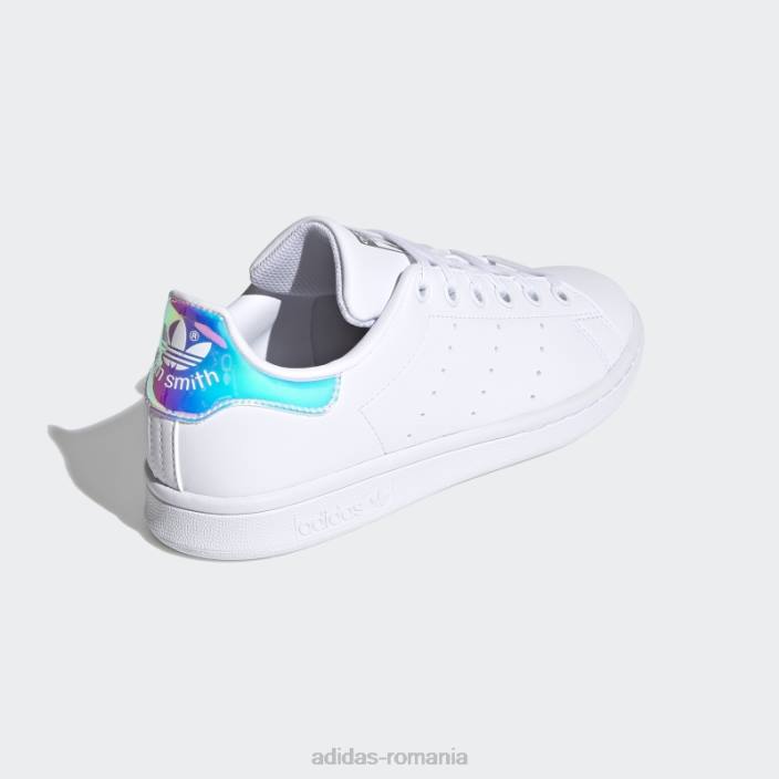 Adidas pantofi stan smith argintiu fierbinte copii alb/argintiu 2JBN11423