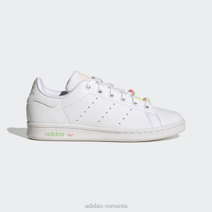 Adidas pantofi stan smith beam roz copii alb/portocaliu/roz fascicul 2JBN18005