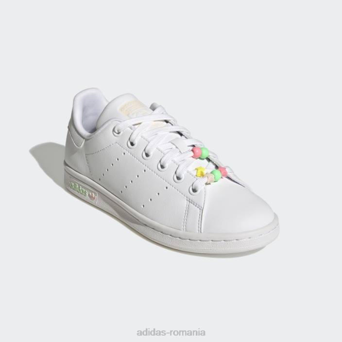 Adidas pantofi stan smith beam roz copii alb/portocaliu/roz fascicul 2JBN18005
