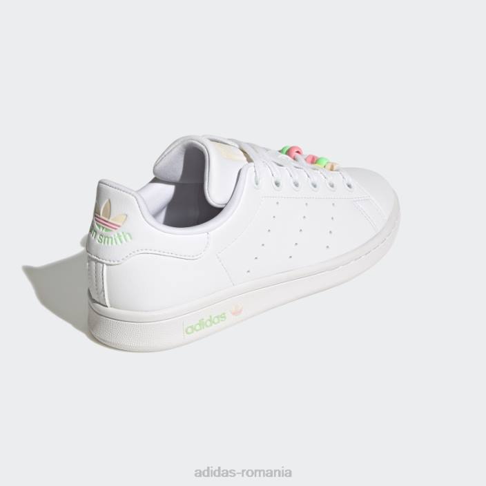 Adidas pantofi stan smith beam roz copii alb/portocaliu/roz fascicul 2JBN18005