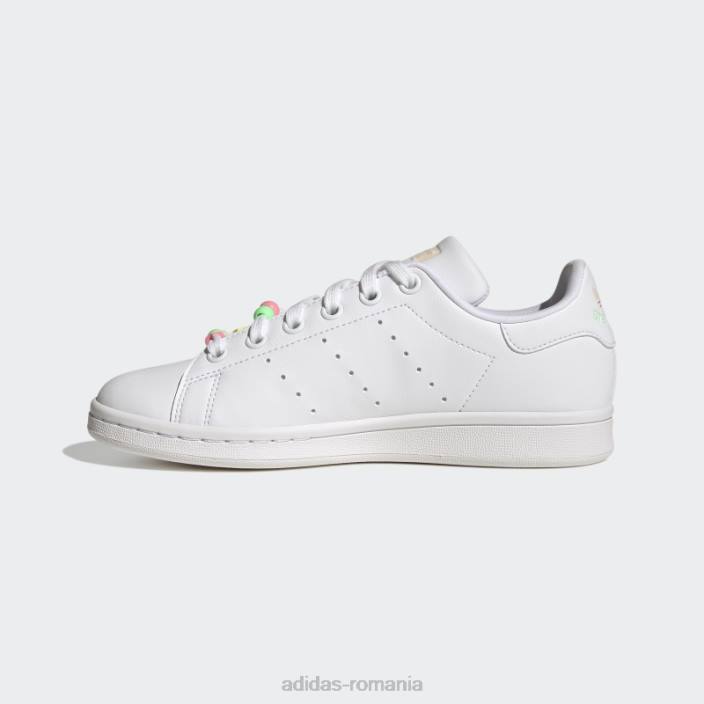 Adidas pantofi stan smith beam roz copii alb/portocaliu/roz fascicul 2JBN18005