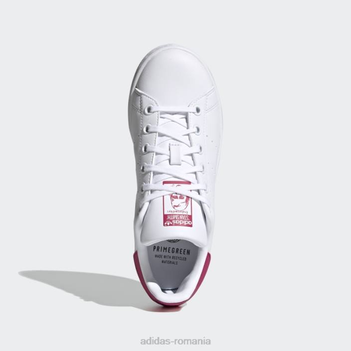 Adidas pantofi stan smith bold roz fierbinte copii alb/roz intens 2JBN17966
