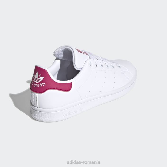 Adidas pantofi stan smith bold roz fierbinte copii alb/roz intens 2JBN17966