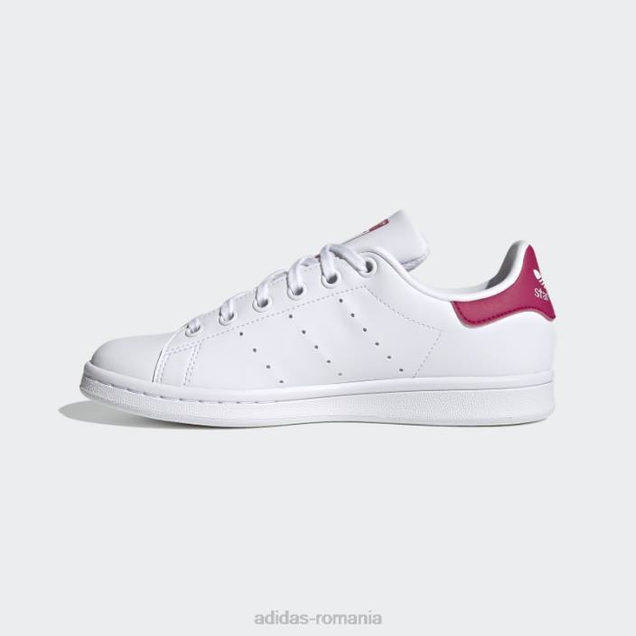 Adidas pantofi stan smith bold roz fierbinte copii alb/roz intens 2JBN17966