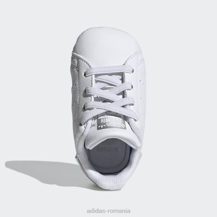 Adidas pantofi stan smith crib alb adidas copii alb/argintiu 2JBN11100
