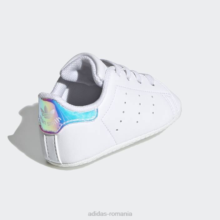 Adidas pantofi stan smith crib alb adidas copii alb/argintiu 2JBN11100