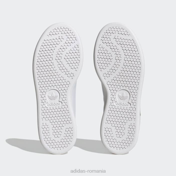 Adidas pantofi stan smith eleganti negri copii alb negru 2JBN11333