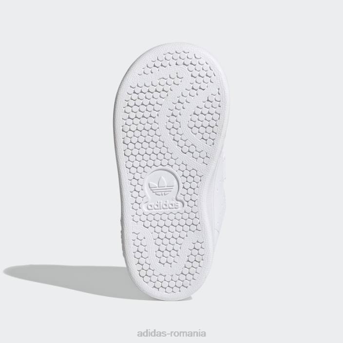 Adidas pantofi stan smith fierbinți roz îndrăzneț copii alb/roz intens 2JBN17871