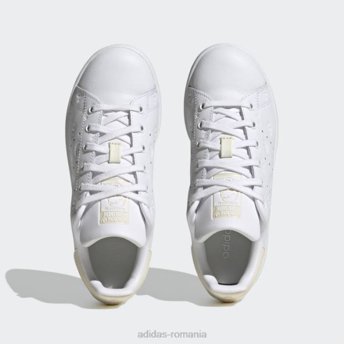 Adidas pantofi stan smith moda albă copii alb 2JBN18011