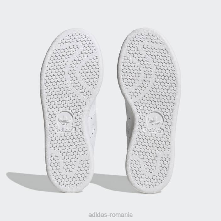Adidas pantofi stan smith moda albă copii alb 2JBN18011